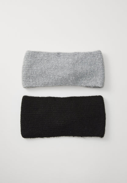 Anna Field SET - Ear Warmers - Grey/black