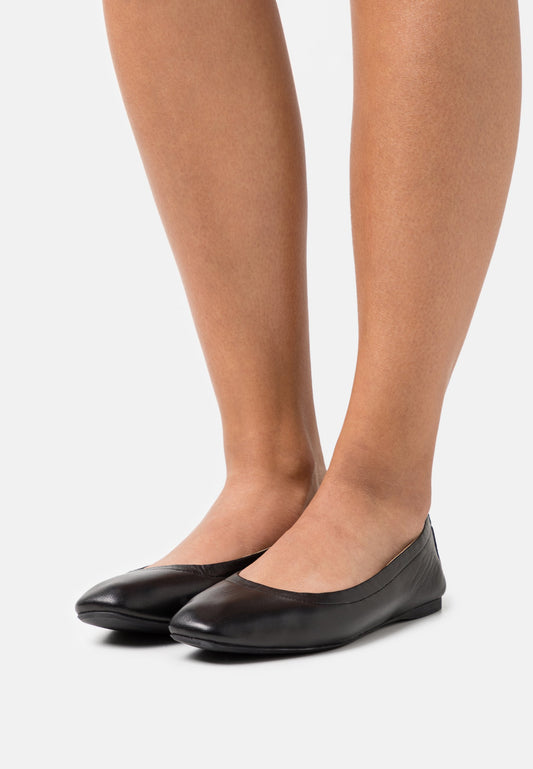 Anna Field Leather Comfort- Ballet Pumps - Black