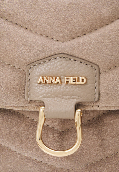 Anna Field Leather - Across Body Bag -Taupe