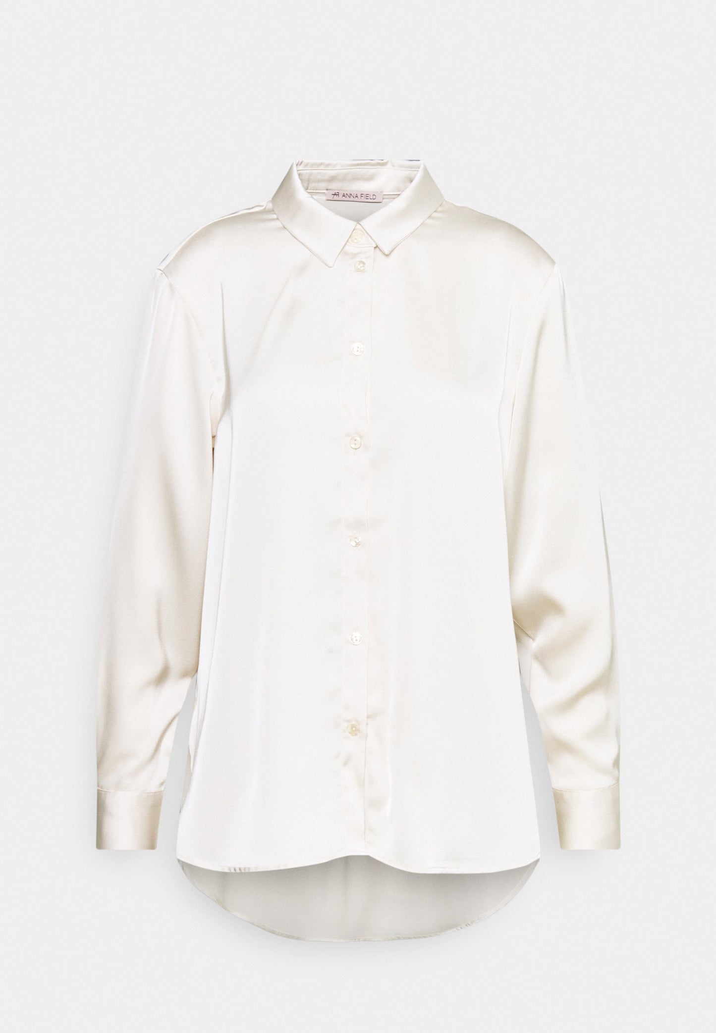 Anna Field Button-Down Blouse - Beige