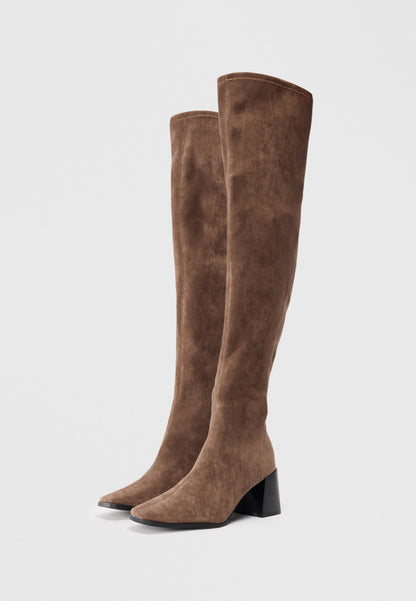 Anna Field Over-the-knee Boots - Taupe