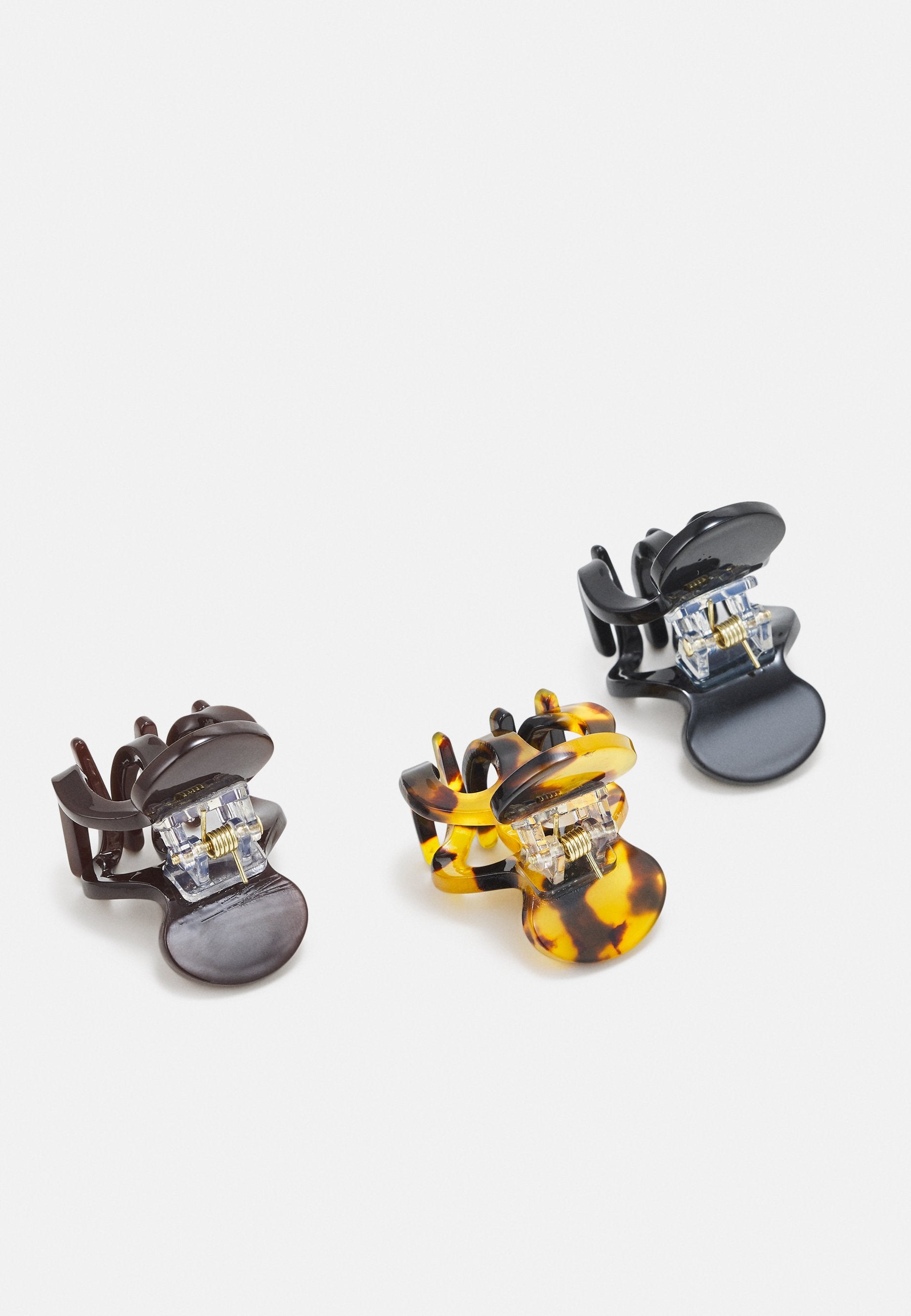 Anna Field 3 Pack - Hair Styling Accessory - Black/Brown/Beige