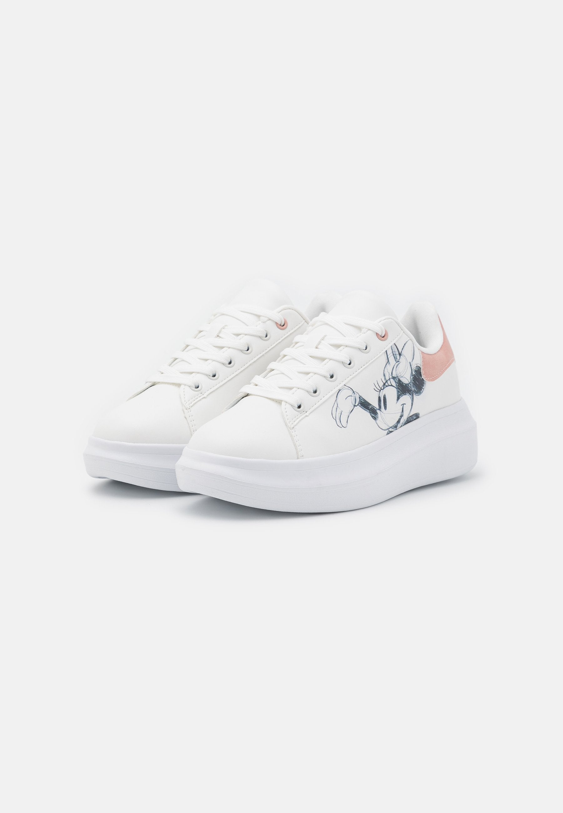 Anna Field Disney Mickey Mouse - Trainers - White/Light Pink
