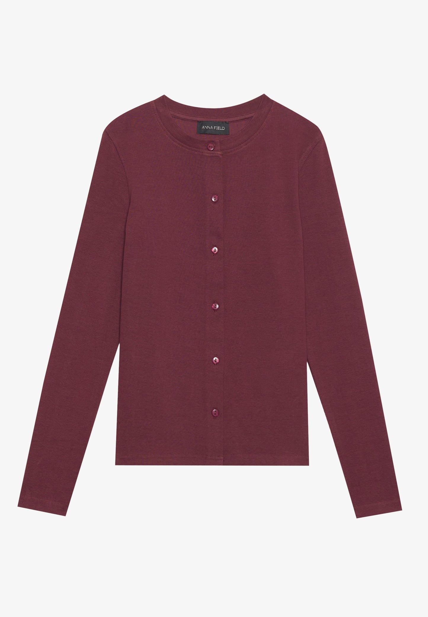 Anna Field Cardigan - Bordeaux