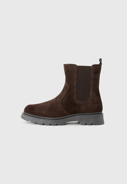 Anna Field LEATHER - Ankle Boots - Dark Brown