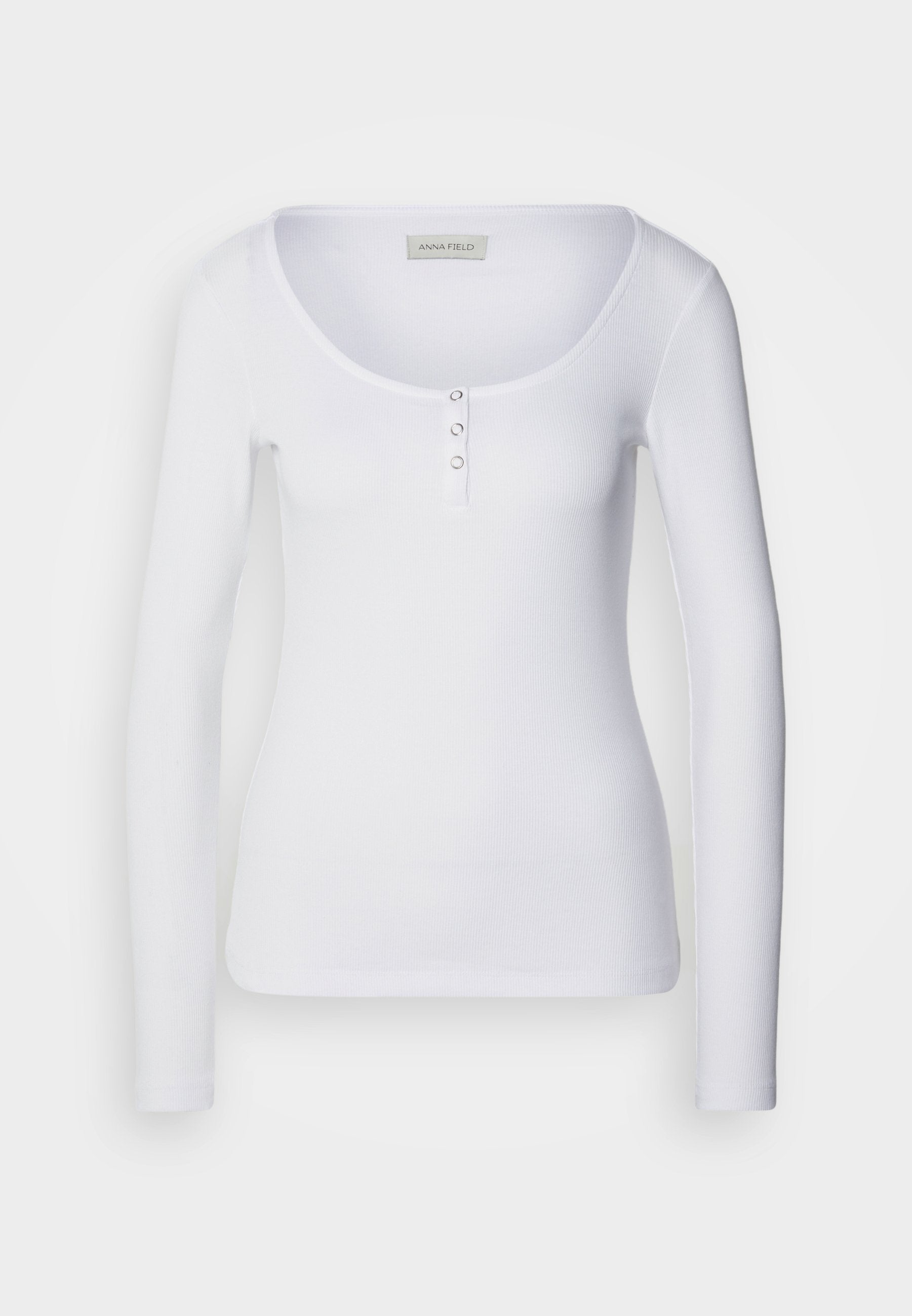 Anna Field Long Sleeved Top - Mottled Grey