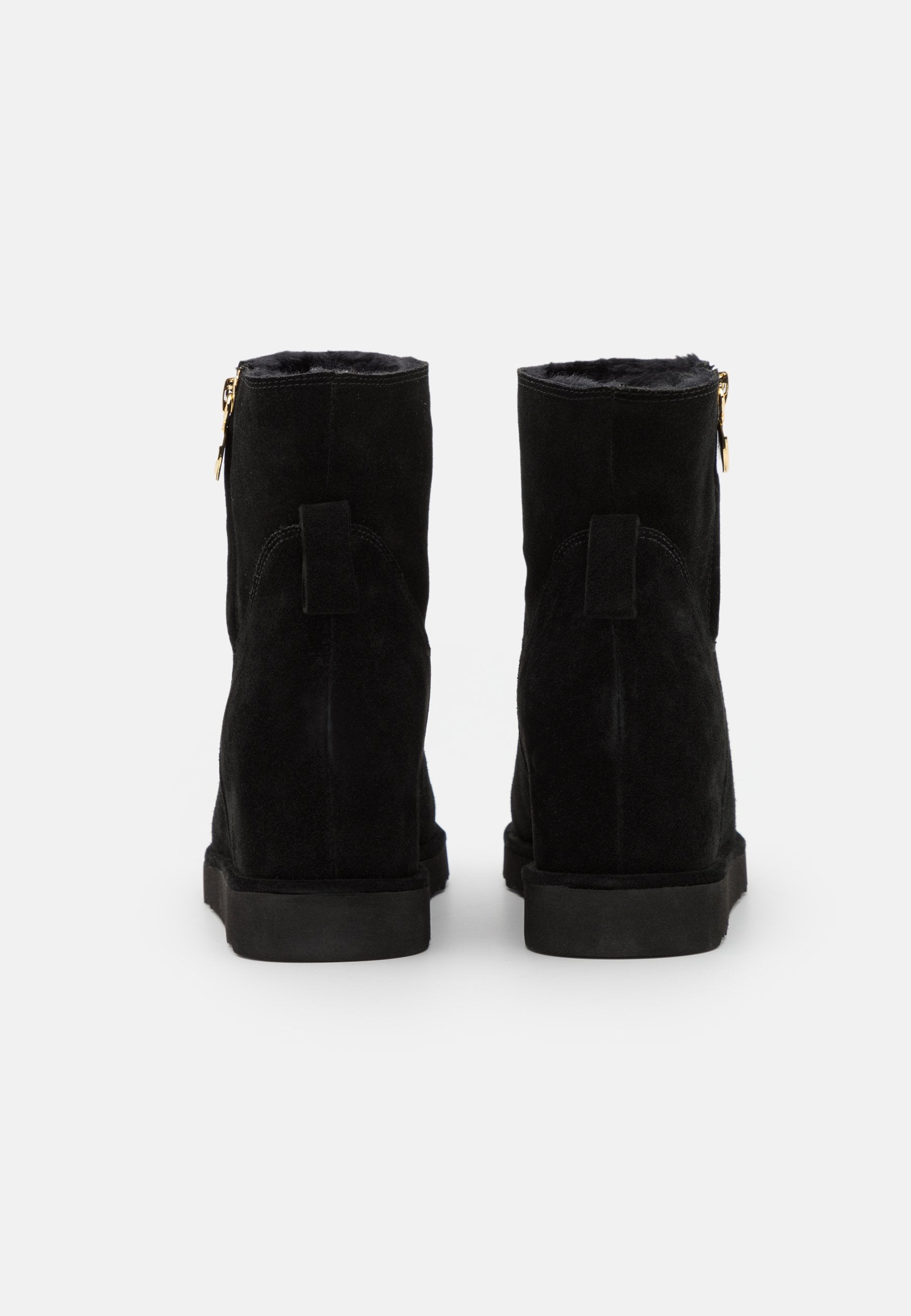 Anna Field Leather Winter Boot - Ankle Boots - Black
