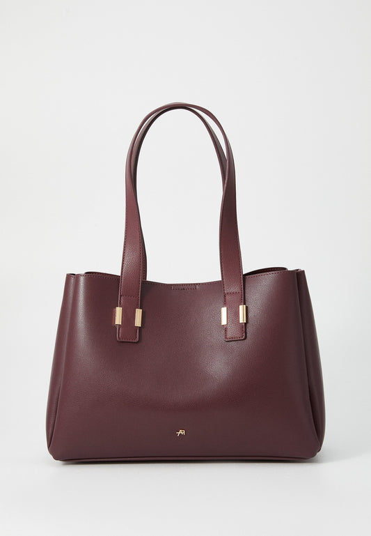 Anna Field SET - Handbag - Bordeaux