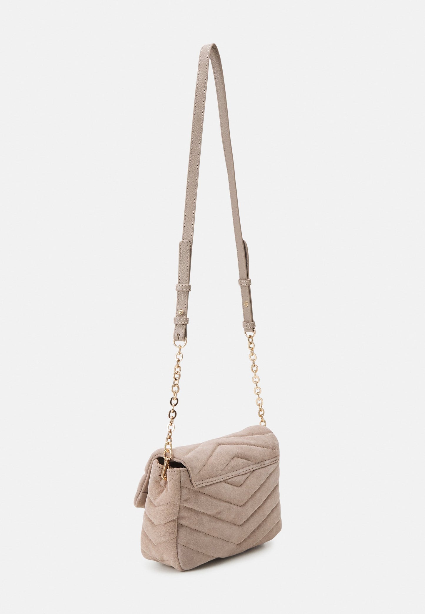 Anna Field Leather - Across Body Bag -Taupe