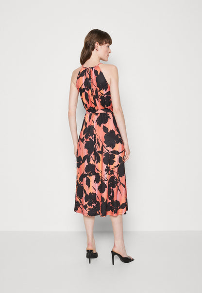 Anna Field Jersey Dress - Black/Orange