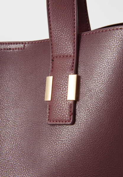 Anna Field SET - Handbag - Bordeaux