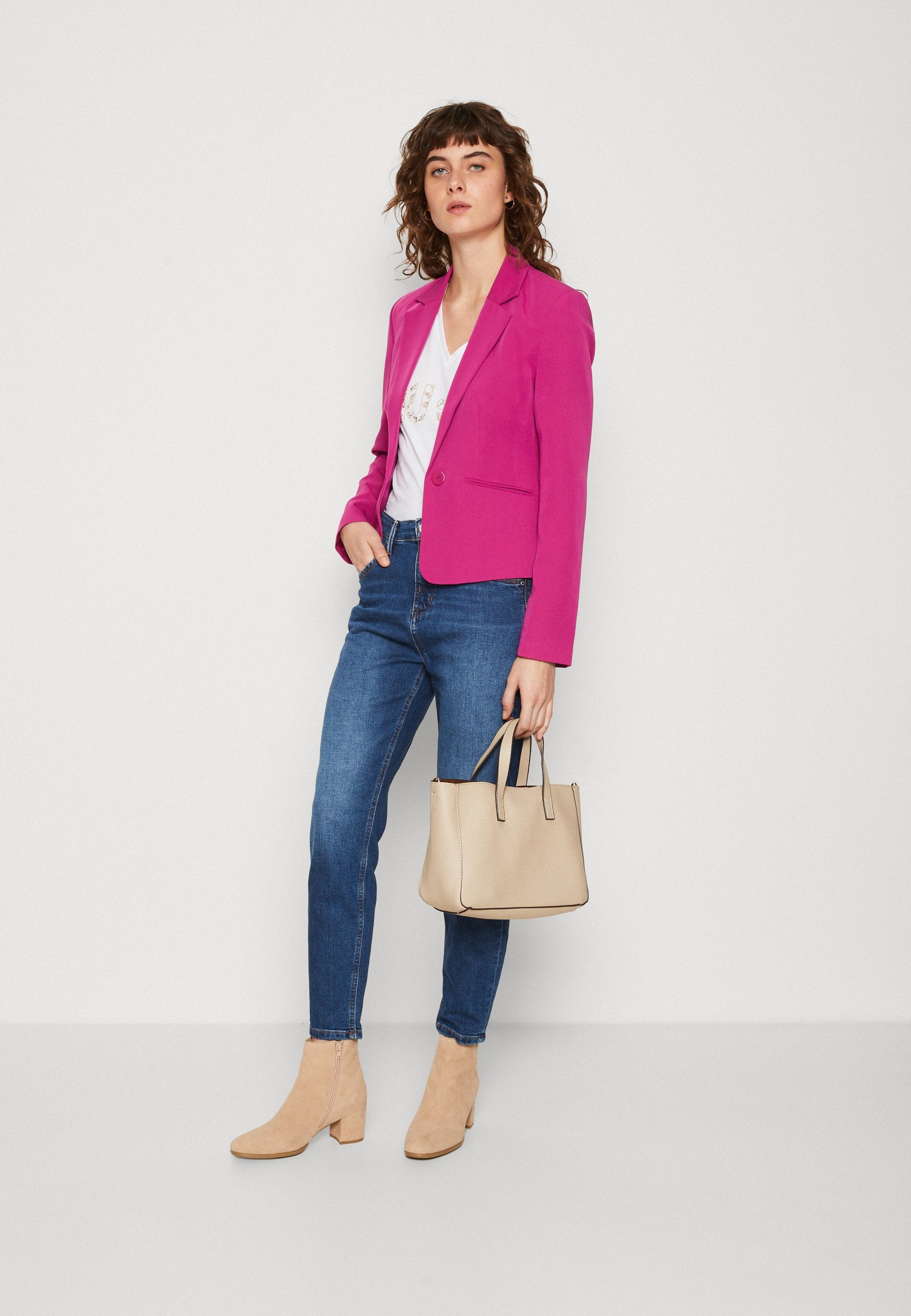 Anna Field Blazer - Pink