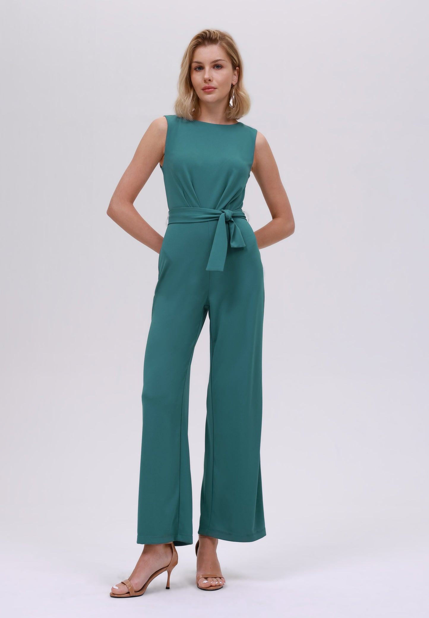 Anna Field Jumpsuit - Navy Green
