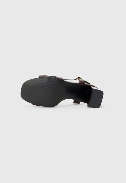Anna Field High Heeled Sandals - Dark Brown