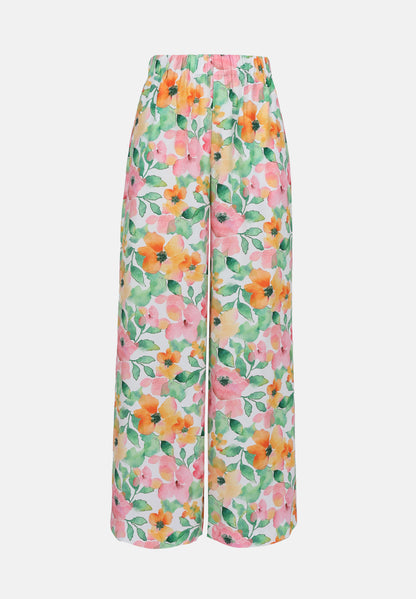 Anna Field Trousers - White/black