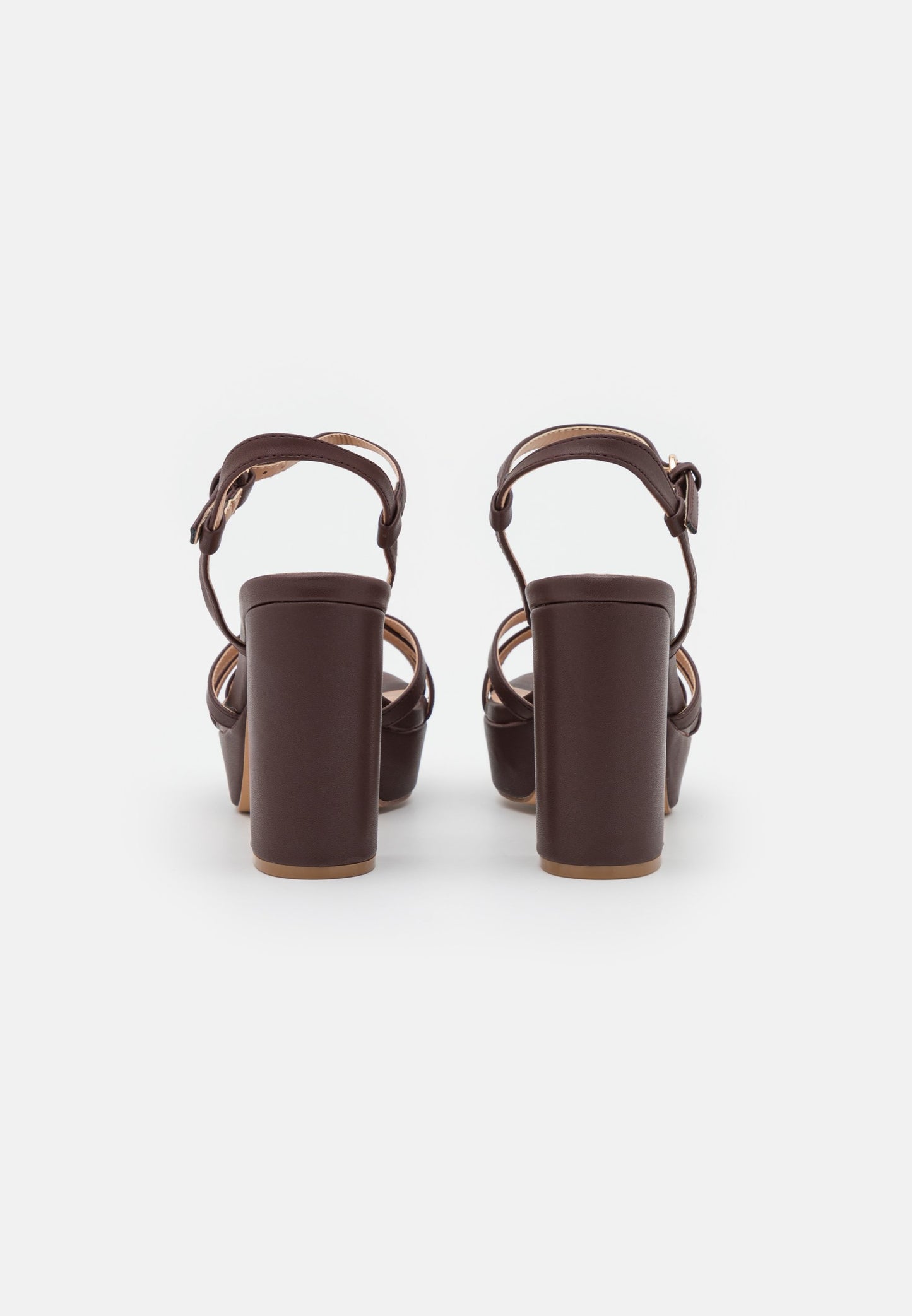 Anna Field Platform Sandals - Dark Brown
