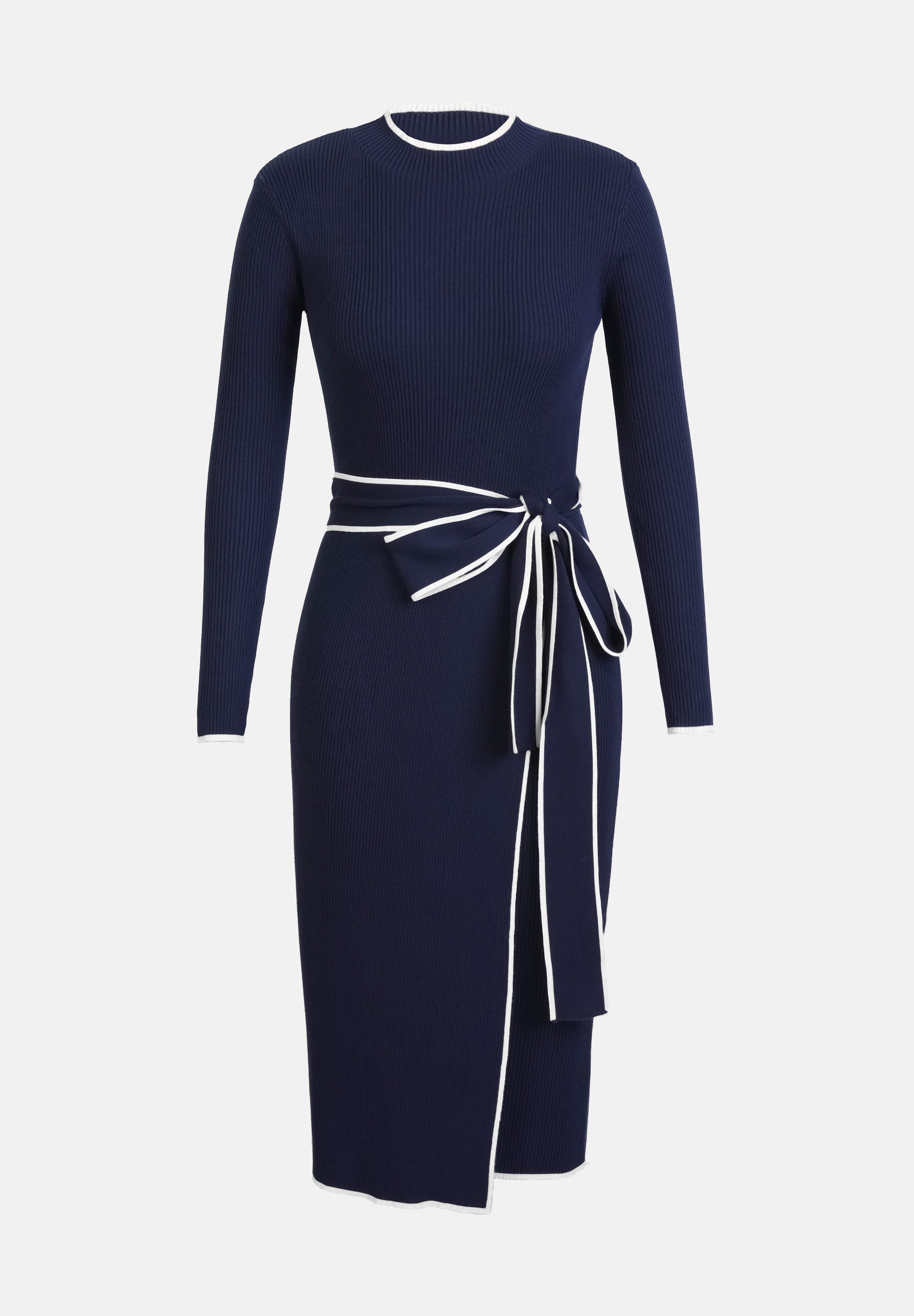 Anna Field Jumper Dress - White/black