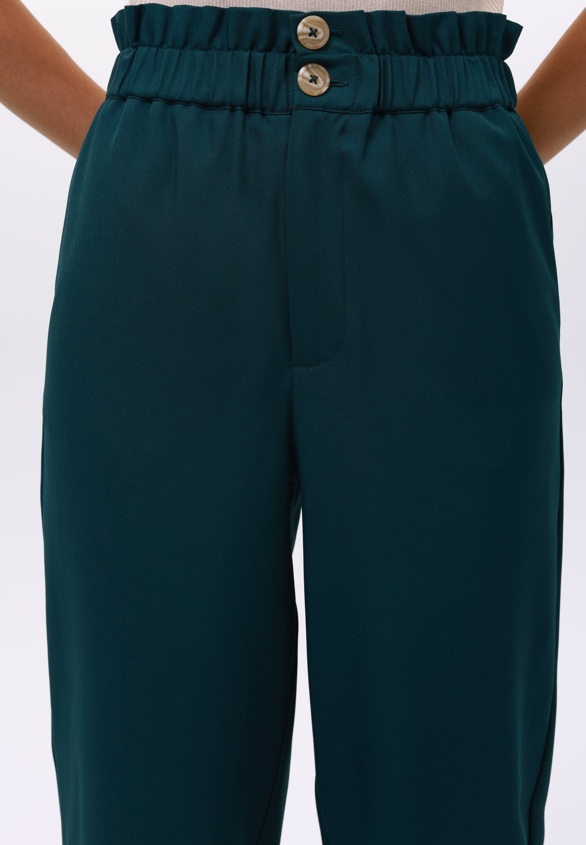 Anna Field Trousers - Petrol