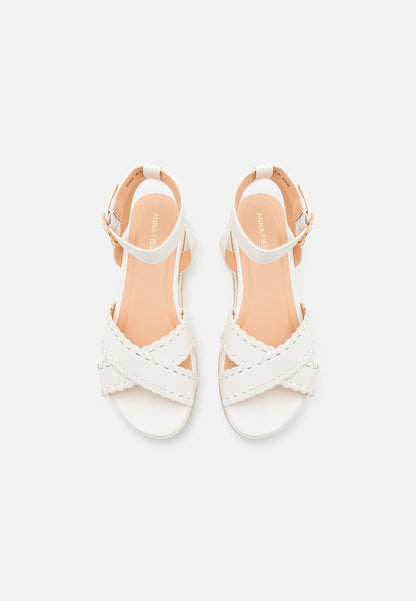 Anna Field Platform Sandals - White