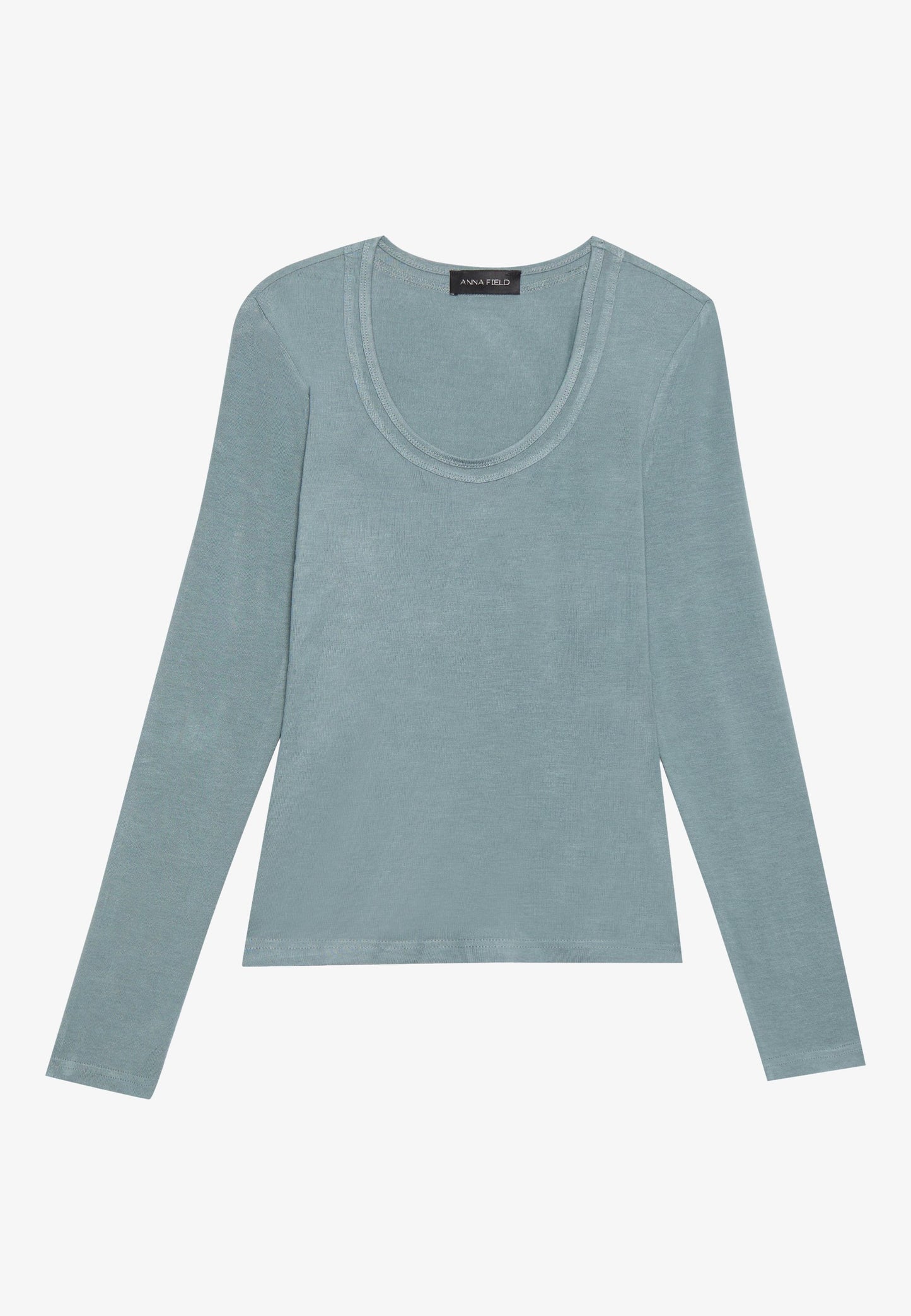 Anna Field 3 PACK - Long Sleeved Top - Egret, Trooper & Black