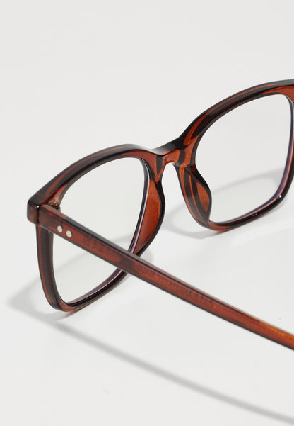 Anna Field Blue Light Glasses - Transparent Brown