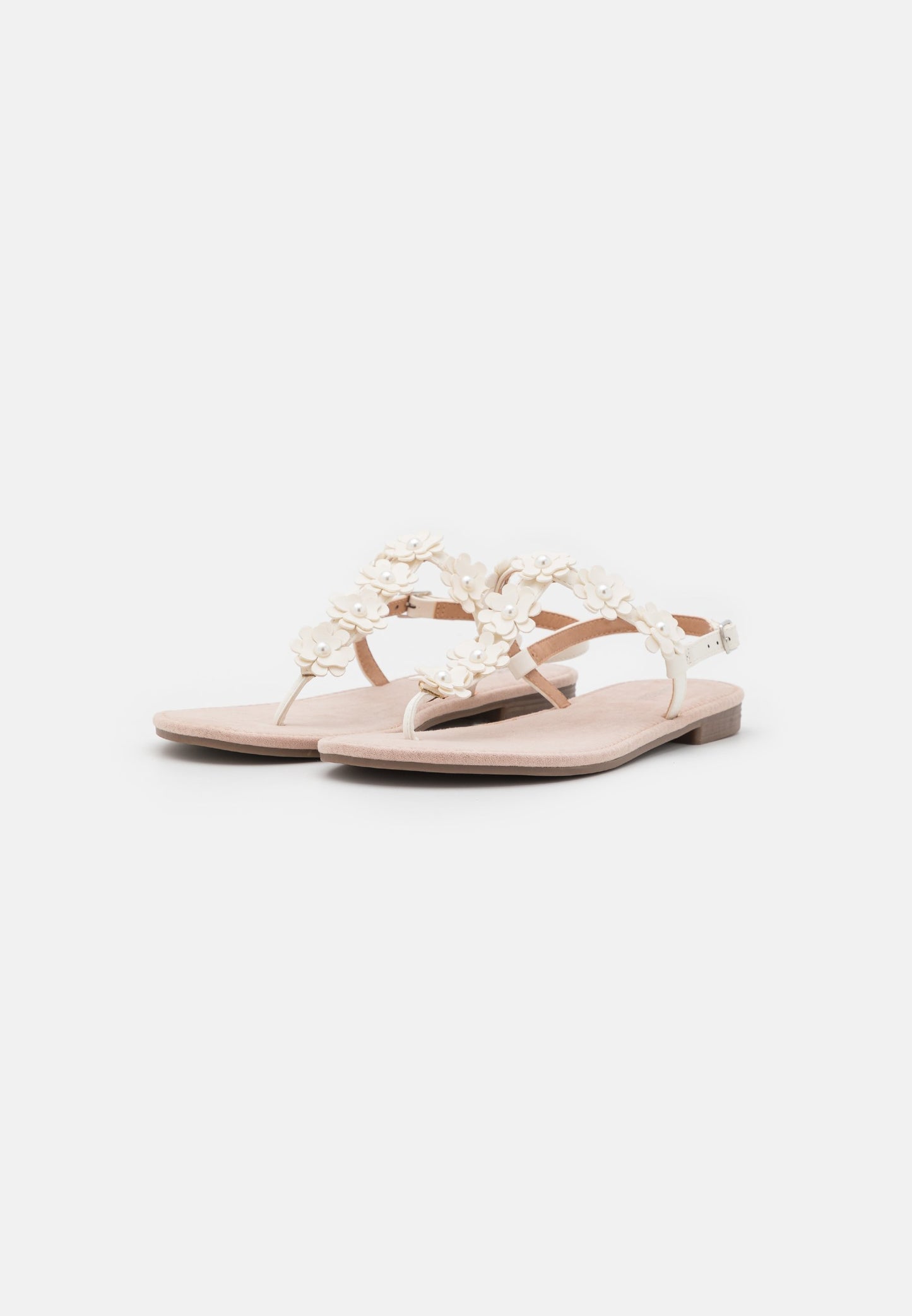  T-Bar Sandals - White