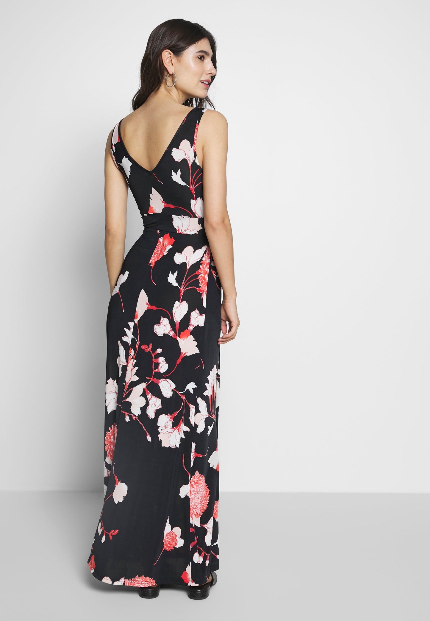 Anna Field Maxi Dress - Black/Pink