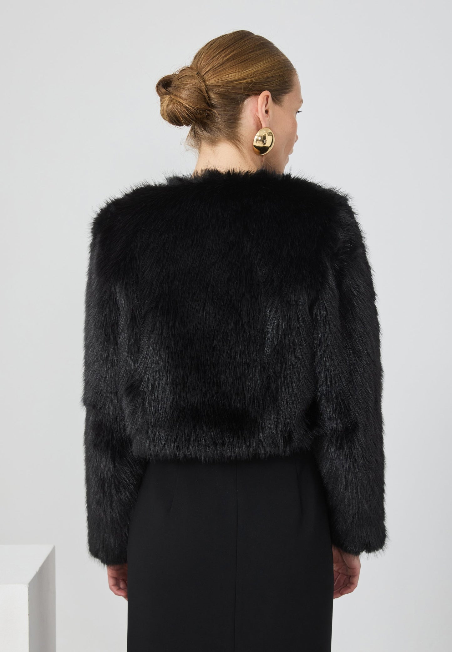 Anna Field CROPPED - Winter Jacket - Black