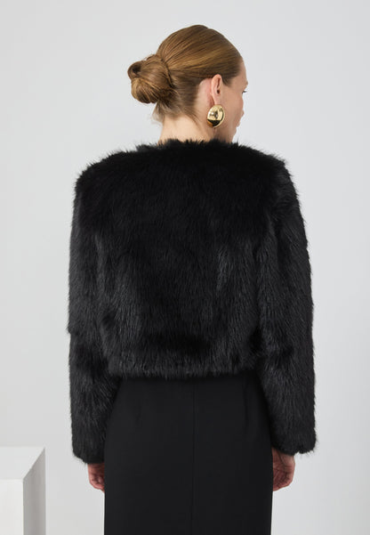 Anna Field CROPPED - Winter Jacket - Black