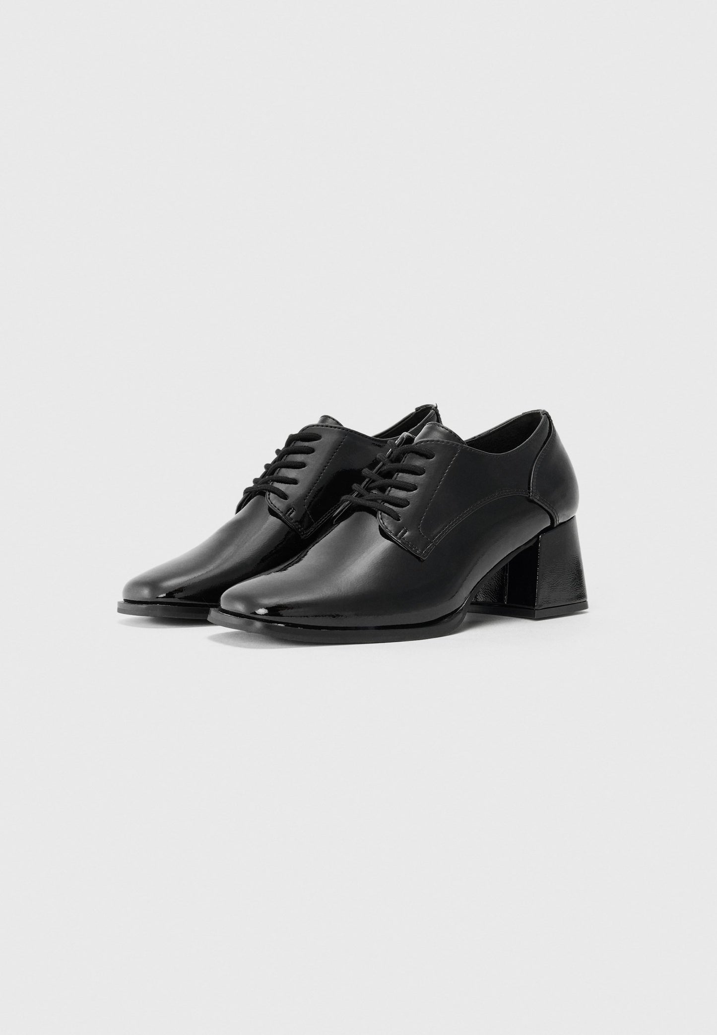 Anna Field Lace-up Heels - Black