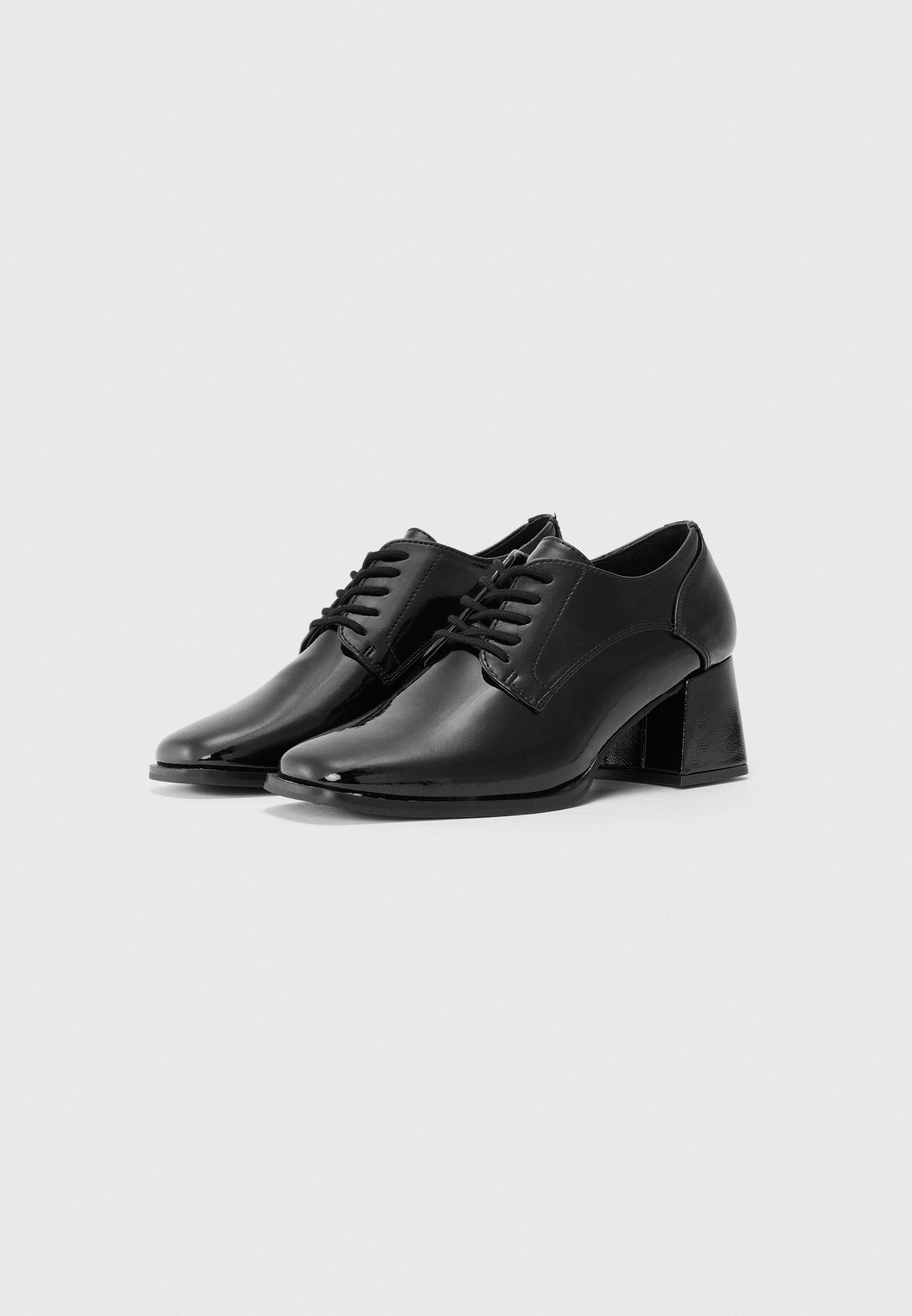 Anna Field Lace-up Heels - Black