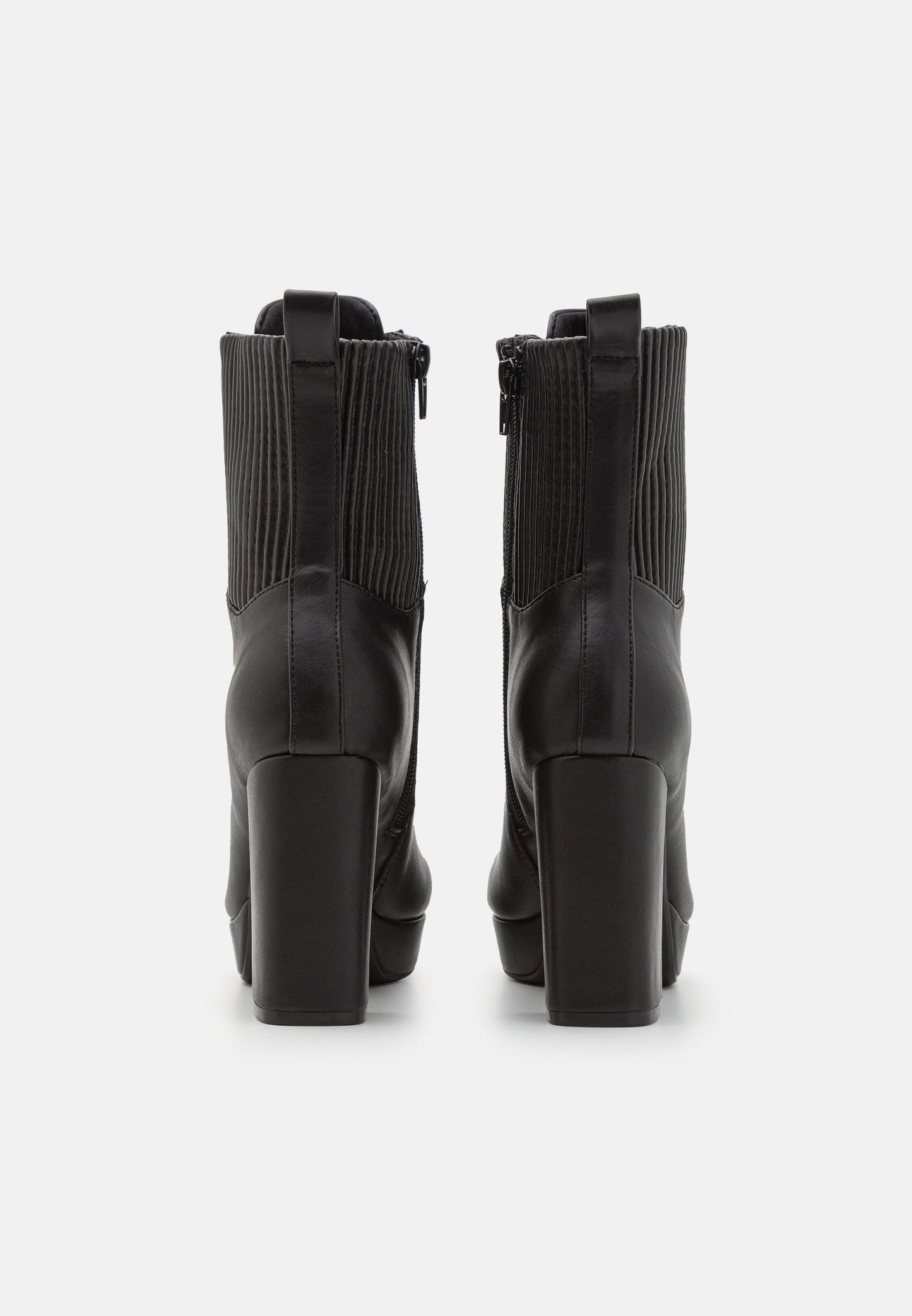 Anna Field High Heeled Ankle Boots - Black