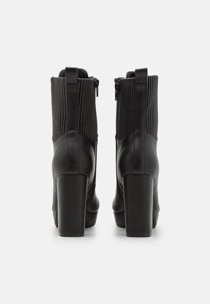Anna Field High Heeled Ankle Boots - Black