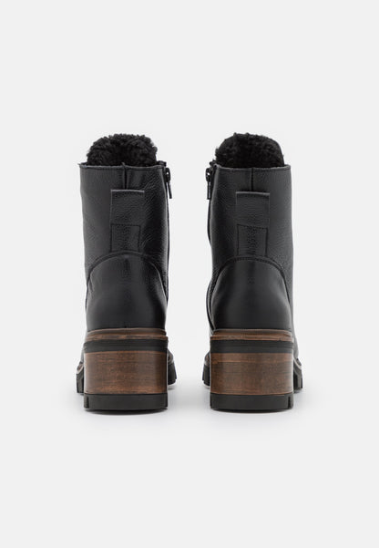 Anna Field Leather Winter Bootie - Platform Ankle Boots