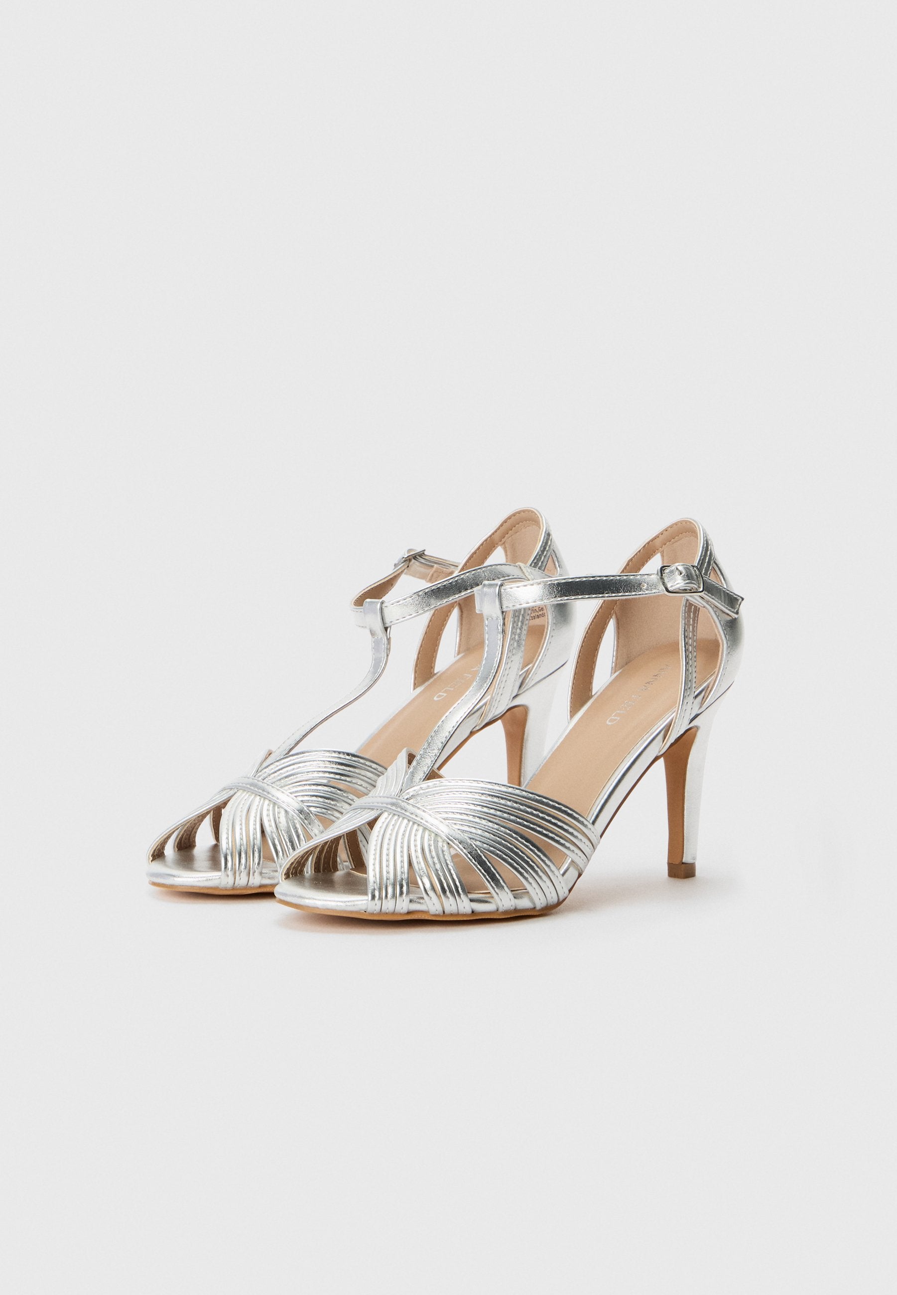 Anna Field High Heeled Sandals - Silver-coloured
