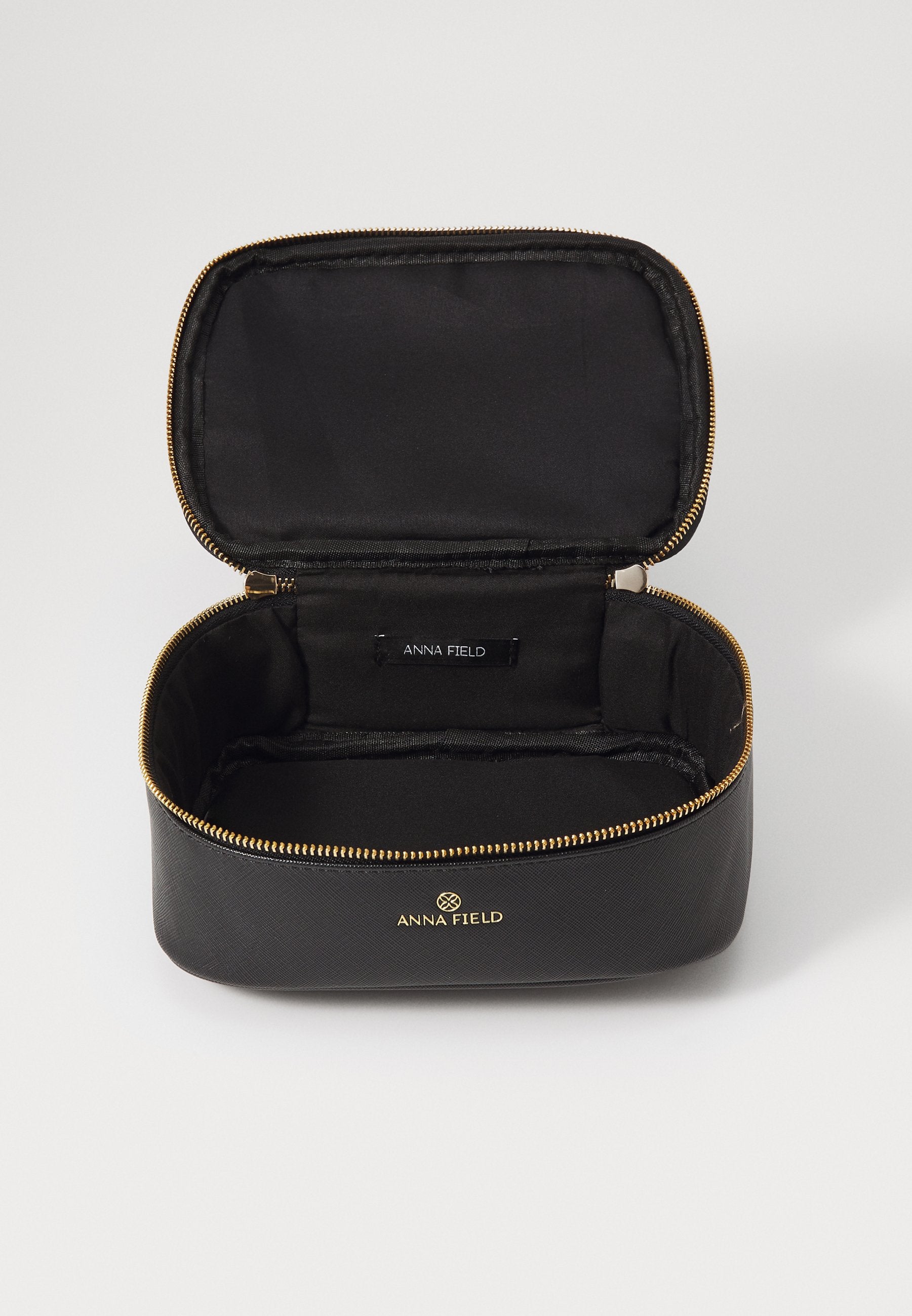 Anna Field SET - Wash Bag - Black/light Pink/off-white