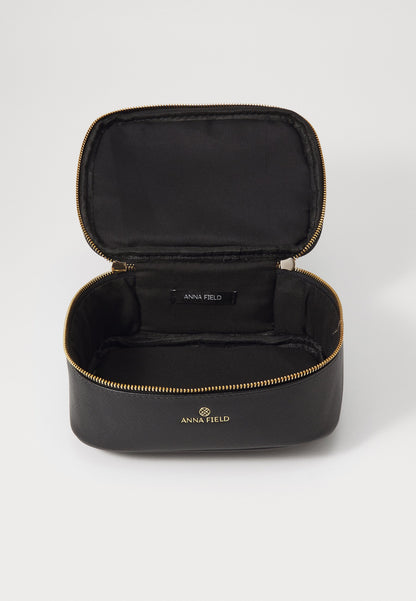 Anna Field SET - Wash Bag - Black/light Pink/off-white
