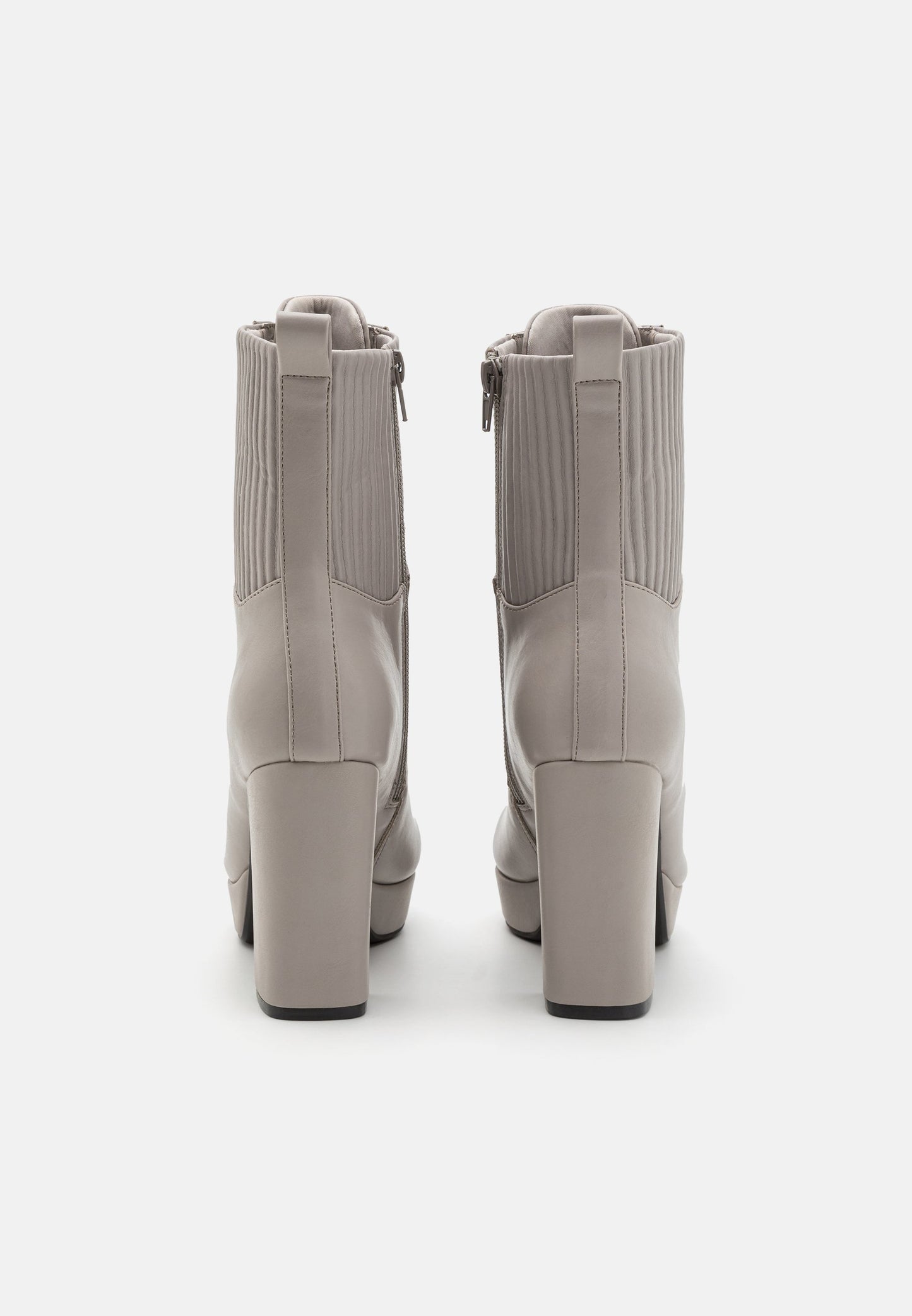 Anna Field High Heeled Ankle Boots - Grey