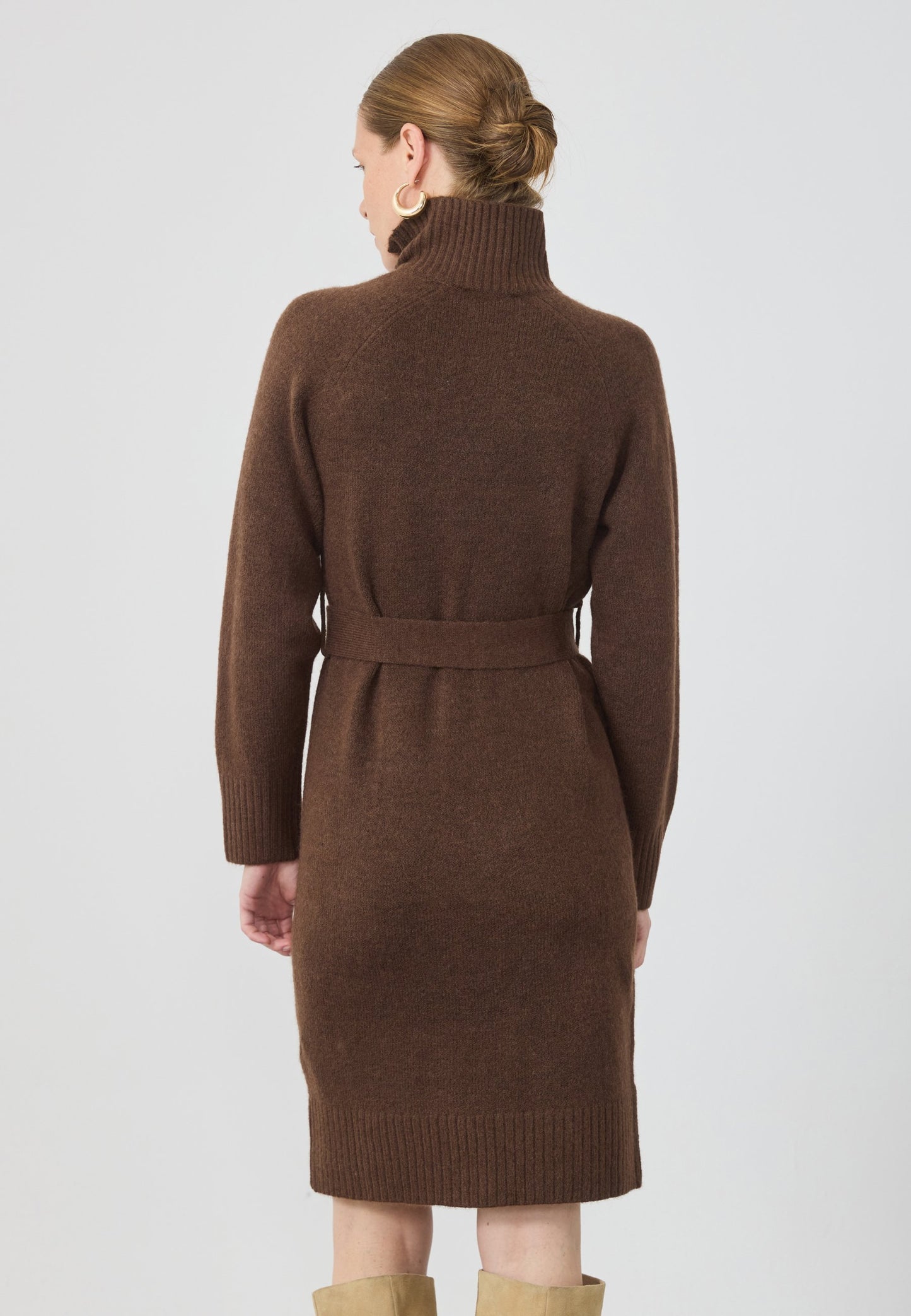 Anna Field Jumper Dress - Dark Brown