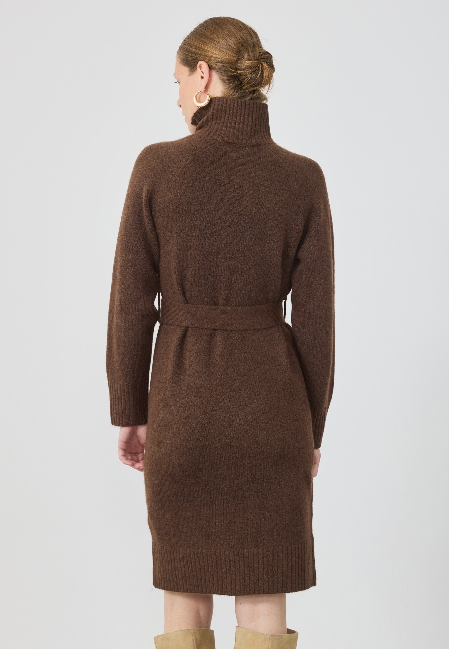 Anna Field Jumper Dress - Dark Brown