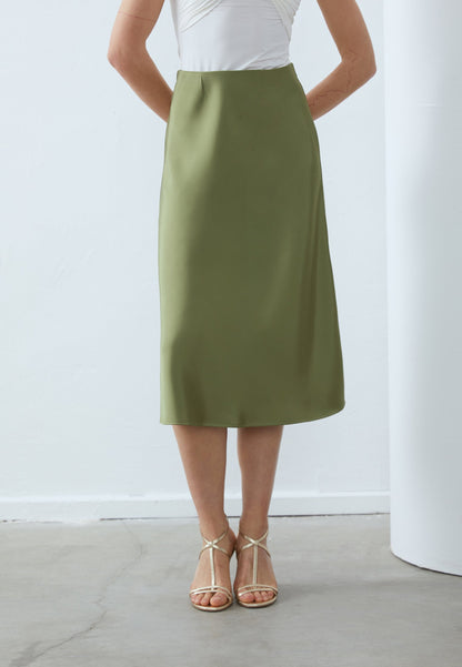 Anna Field A-line Skirt - Green