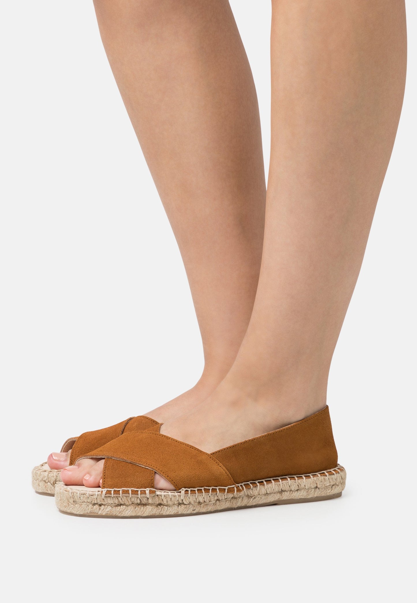 Anna Field Leather - Peeptoe Ballet Pumps