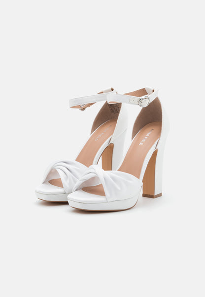 Anna Field High Heeled Sandals - White