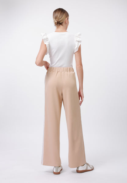 Anna Field Tracksuit Bottoms - Pink/ivory Lace