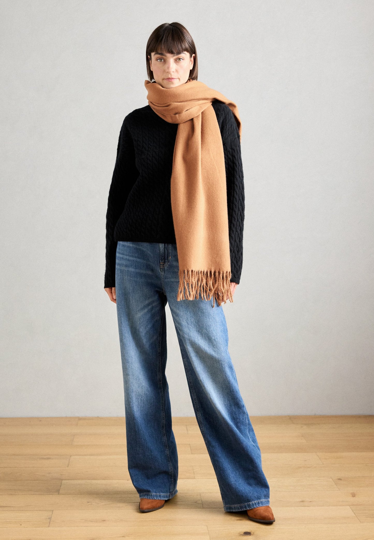 Anna Field Scarf - Camel