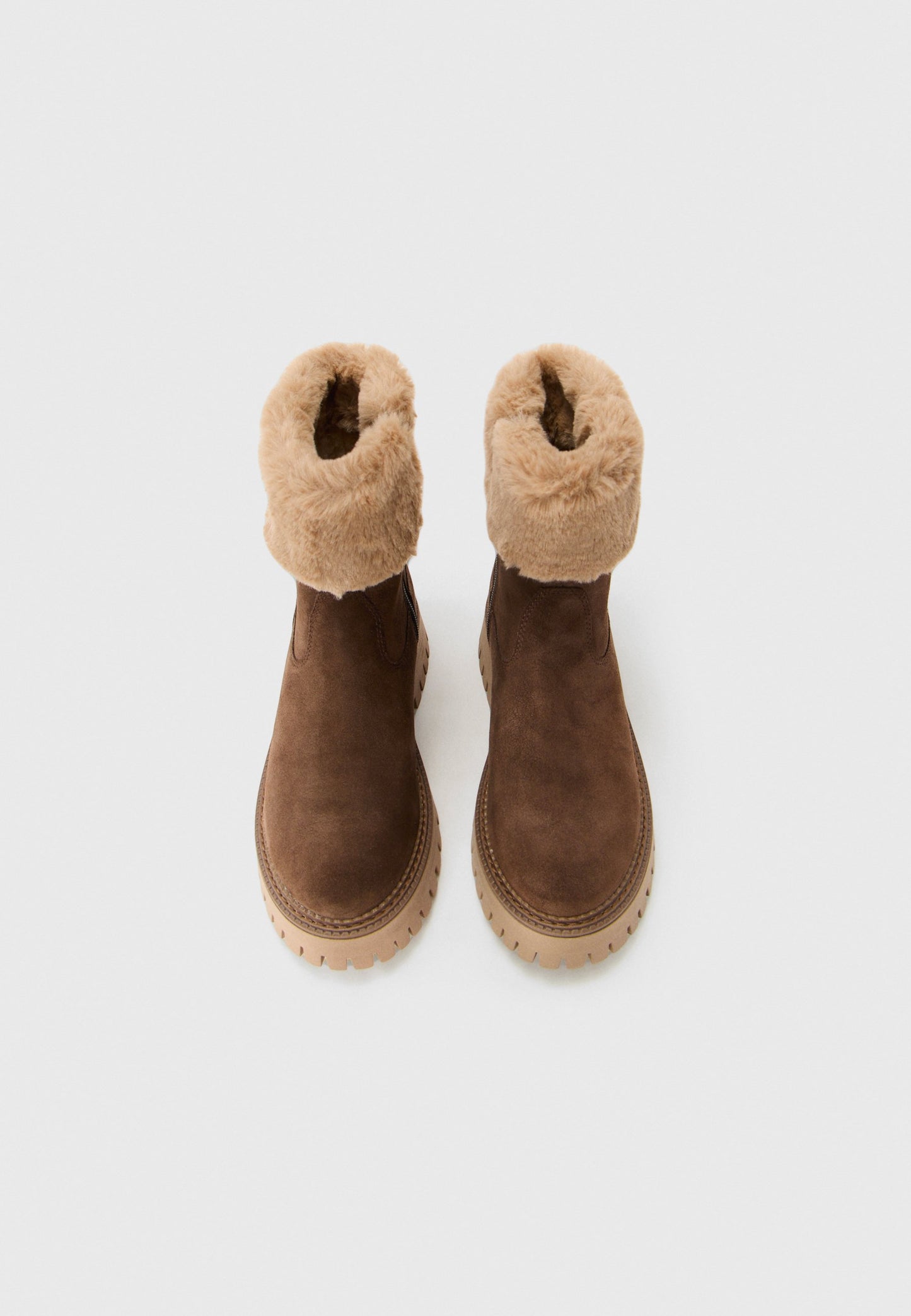 Anna Field LEATHER - Winter Boots - Dark Brown