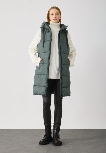 Anna Field Waistcoat - Dark Green