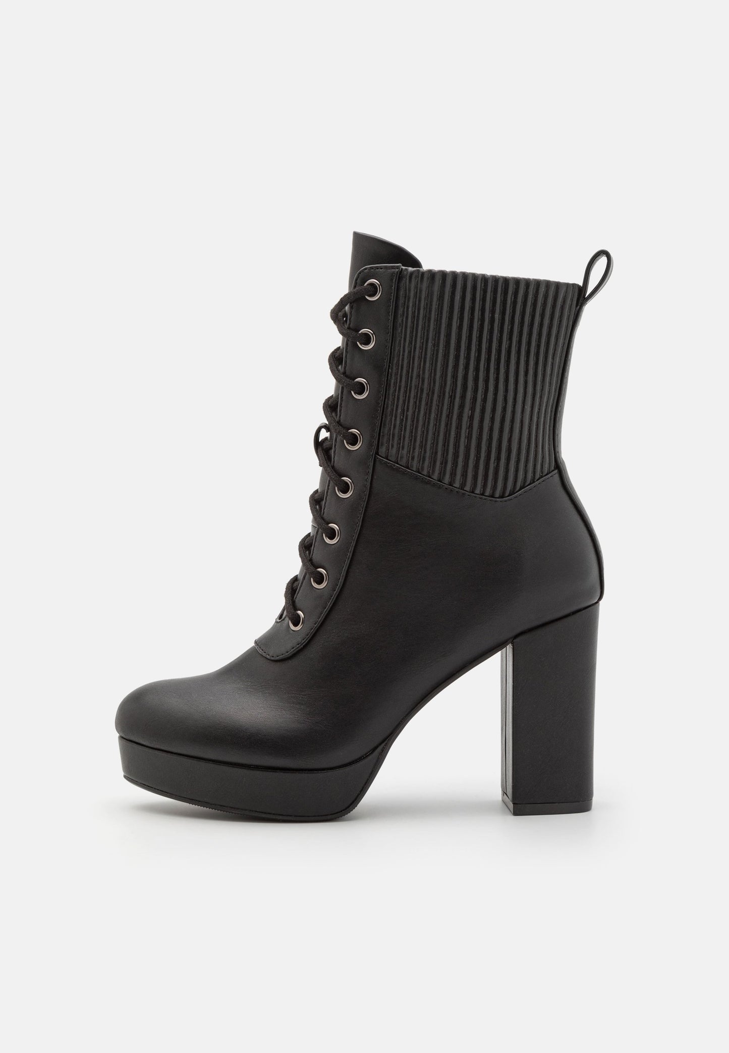 Anna Field High Heeled Ankle Boots - Black
