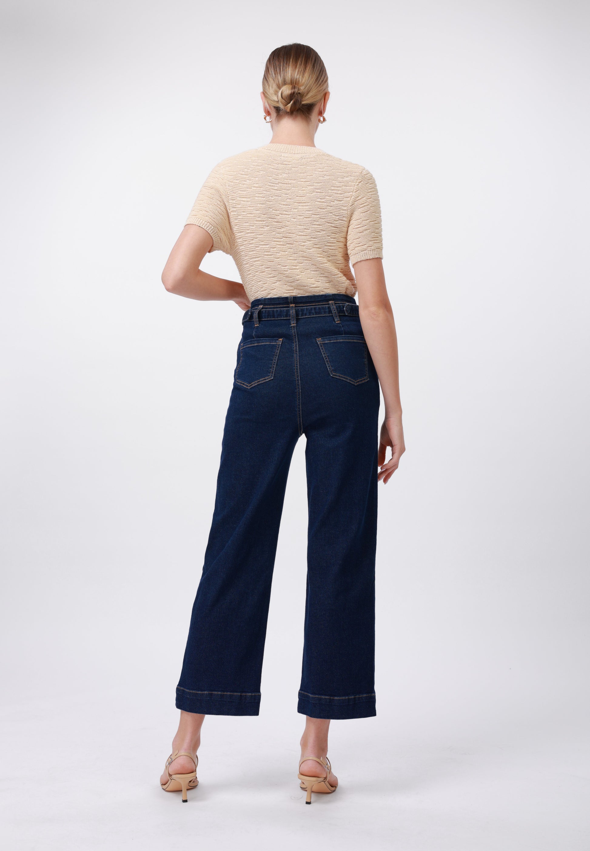 Anna Field Straight Leg Jeans - Dark Blue Wash