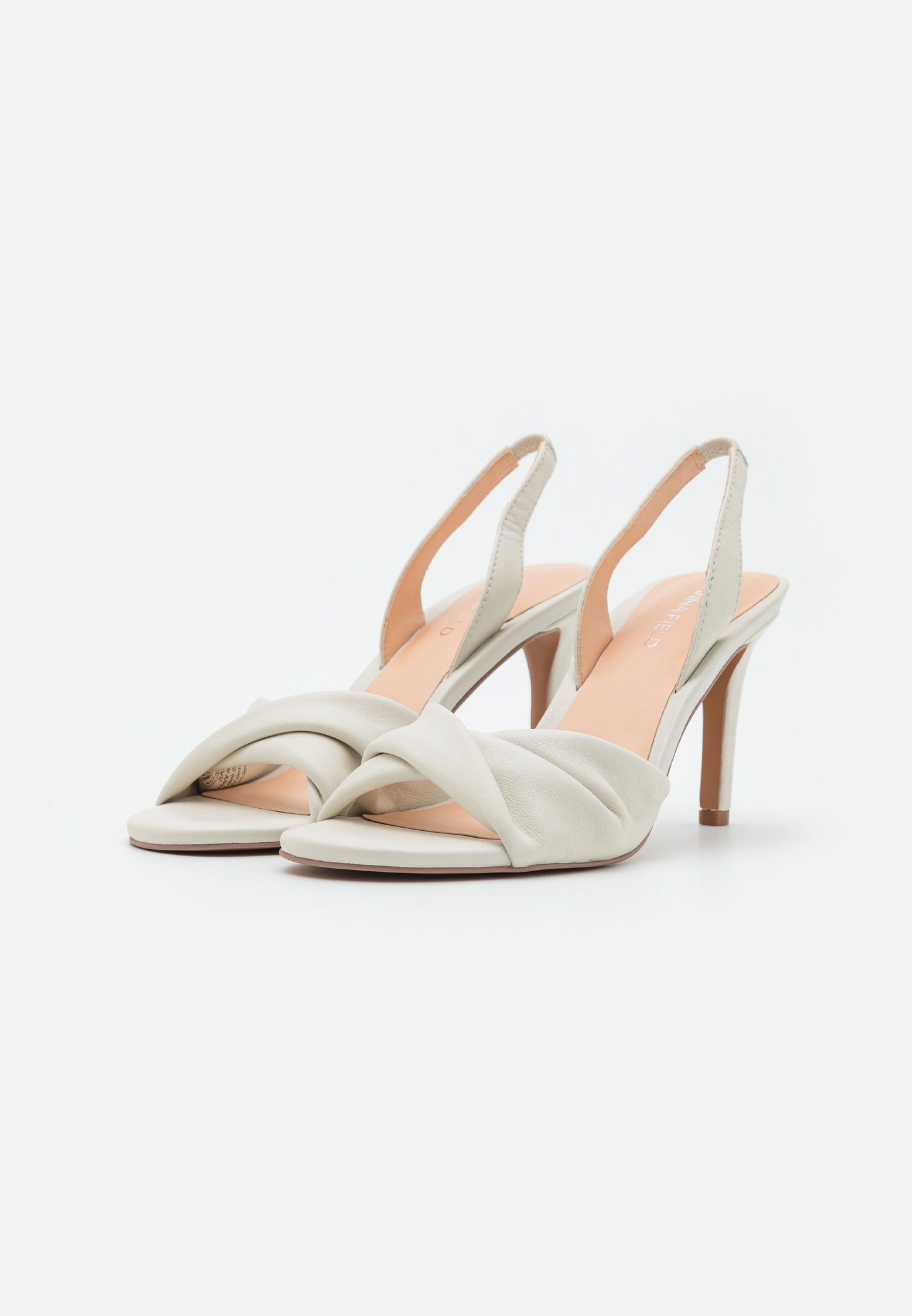 Anna Field Leather- High Heeled Sandals - White